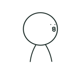 The bird which stares straight at me2 sticker #15890580