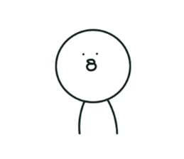 The bird which stares straight at me2 sticker #15890595