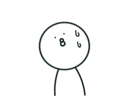 The bird which stares straight at me2 sticker #15890612