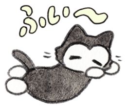 A cat calls sticker #15890645