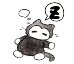 A cat calls sticker #15890657