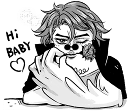 Gorgeous sticker #15890692