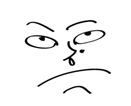 Extreme face sticker #15891334