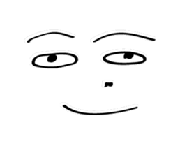 Extreme face sticker #15891335