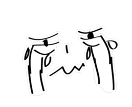 Extreme face sticker #15891339