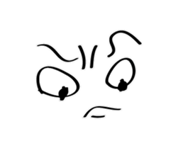 Extreme face sticker #15891342