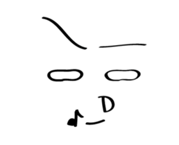 Extreme face sticker #15891353