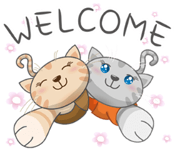 Jnani Cats-Life epiphany-1 sticker #15891355