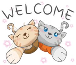 Jnani Cats-Life epiphany-1 sticker #15891355