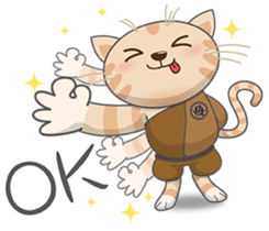 Jnani Cats-Life epiphany-1 sticker #15891359