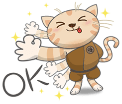 Jnani Cats-Life epiphany-1 sticker #15891359