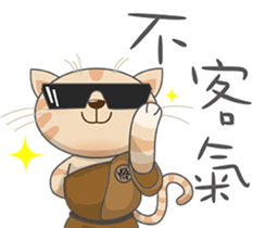 Jnani Cats-Life epiphany-1 sticker #15891361