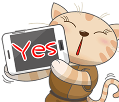 Jnani Cats-Life epiphany-1 sticker #15891369