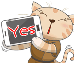 Jnani Cats-Life epiphany-1 sticker #15891369