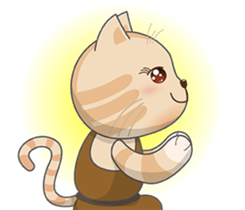 Jnani Cats-Life epiphany-1 sticker #15891379