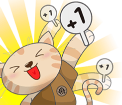 Jnani Cats-Life epiphany-1 sticker #15891380