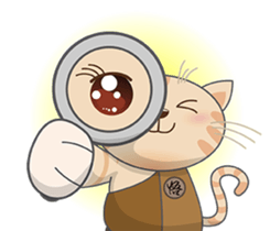 Jnani Cats-Life epiphany-1 sticker #15891385