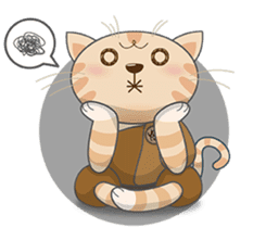 Jnani Cats-Life epiphany-1 sticker #15891386