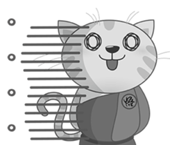 Jnani Cats-Life epiphany-1 sticker #15891388