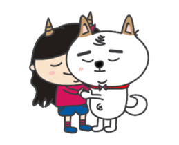 Move with Shiba pi pi sticker #15892675