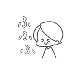 Simple boy"Mashiro" sticker #15892756