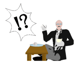 Dancing butler's animation sticker. sticker #15892830