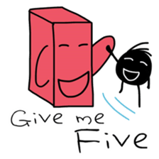 Red brick JUN and coal ball MAI Pt.2 sticker #15892861