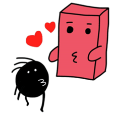 Red brick JUN and coal ball MAI Pt.2 sticker #15892879