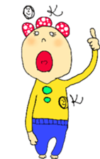 shirome chan sticker #15892896