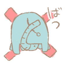 Long nose elephant sticker #15892988