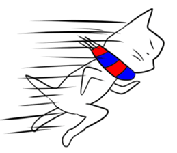 Blue and Red supporter cat (football) sticker #15893157