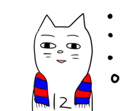 Blue and Red supporter cat (football) sticker #15893166