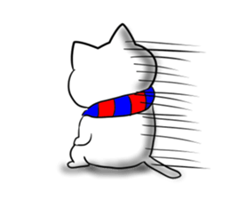 Blue and Red supporter cat (football) sticker #15893171