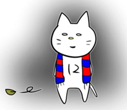 Blue and Red supporter cat (football) sticker #15893172