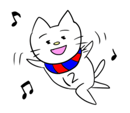 Blue and Red supporter cat (football) sticker #15893182
