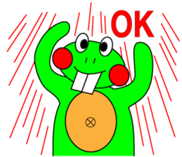 DEBA Frog & Mrs. Rabi sticker #15893267