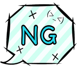 Colorful sticker!! sticker #15893350