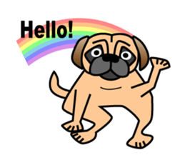 Pugpug1 sticker #15894019