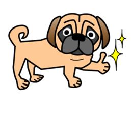 Pugpug1 sticker #15894024