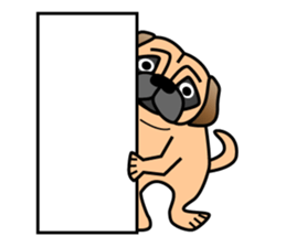 Pugpug1 sticker #15894031