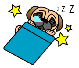 Pugpug1 sticker #15894034