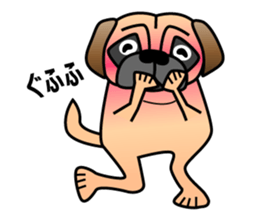 Pugpug1 sticker #15894035