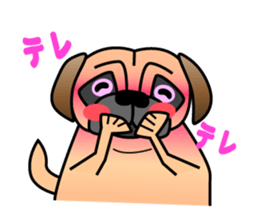 Pugpug1 sticker #15894036