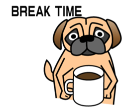 Pugpug1 sticker #15894038