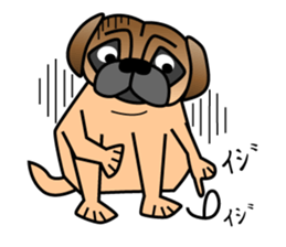 Pugpug1 sticker #15894040