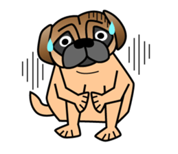 Pugpug1 sticker #15894045