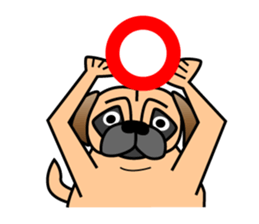 Pugpug1 sticker #15894049
