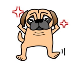 Pugpug1 sticker #15894050