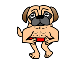 Pugpug1 sticker #15894054