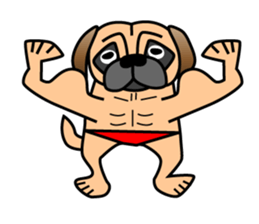 Pugpug1 sticker #15894055